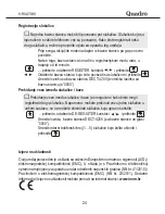 Предварительный просмотр 26 страницы Quadro DECT-4200 User Manual
