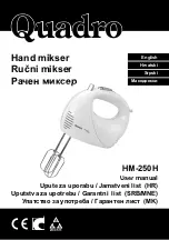 Предварительный просмотр 1 страницы Quadro HM-250H User Manual