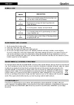 Предварительный просмотр 4 страницы Quadro HM-250H User Manual