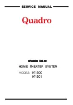 Quadro HT-500 Service Manual предпросмотр