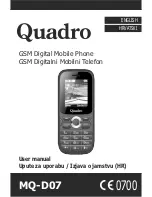 Предварительный просмотр 1 страницы Quadro MQ-D07 User Manual