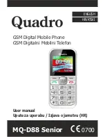 Preview for 1 page of Quadro MQ-D88 SENIOR User Manual