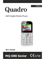 Preview for 3 page of Quadro MQ-D88 SENIOR User Manual