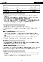 Preview for 5 page of Quadro PG-H955 LED User Manual