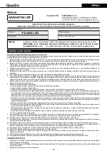 Preview for 19 page of Quadro PG-H955 LED User Manual