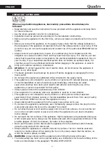 Предварительный просмотр 2 страницы Quadro PGS-H2028 User Manual