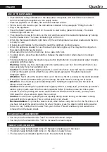 Предварительный просмотр 8 страницы Quadro PGS-H2028 User Manual
