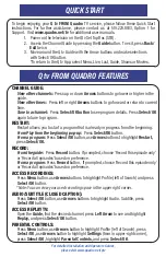 Preview for 2 page of Quadro Q tv Remote KURV 2.0 Voice Remote Control Quick Reference Manual