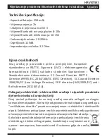 Preview for 20 page of Quadro QH-18BT Instruction Manual