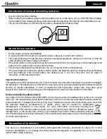 Preview for 3 page of Quadro QS-K8817 User Manual
