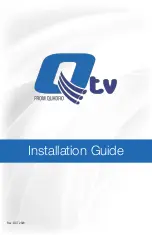 Preview for 1 page of Quadro Qtv Installation Manual