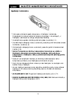 Preview for 9 page of Quadro R-110 User Manual