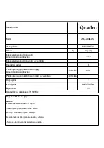 Preview for 37 page of Quadro SSC-5031-15 Operating And Installation Instructions
