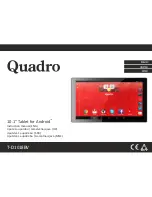 Предварительный просмотр 1 страницы Quadro T-D1018BV Instruction Manual