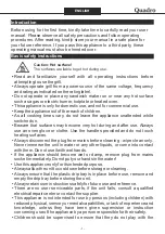 Preview for 3 page of Quadro TR-K105 User Manual