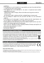 Preview for 4 page of Quadro TR-K105 User Manual