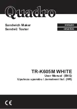 Preview for 1 page of Quadro TR-K605M WHITE User Manual