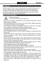 Preview for 3 page of Quadro TR-K605M WHITE User Manual