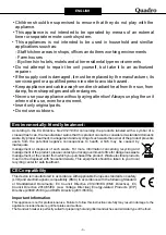 Preview for 4 page of Quadro TR-P2000P User Manual