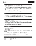 Preview for 7 page of Quadro TR-W224 User Manual