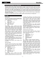 Preview for 12 page of Quadro TR-W224 User Manual