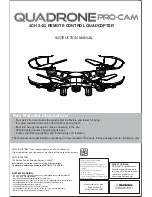 Quadrone Pro-Cam AW-QDR-PCAM Instruction Manual preview