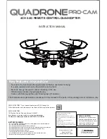 Preview for 1 page of Quadrone Pro-Cam AW-QDR-PCAM Instruction Manual