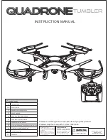 Quadrone TUMBLER Instruction Manual preview