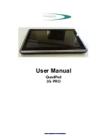 Quaduro QuadPad 3G PRO User Manual предпросмотр