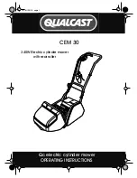 Предварительный просмотр 1 страницы Qualcast CEM 30 Operating Instructions Manual