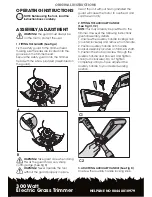 Preview for 5 page of Qualcast GGT3001 Operating Instructions Manual