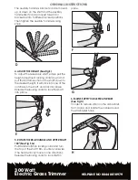 Предварительный просмотр 6 страницы Qualcast GGT3001 Operating Instructions Manual