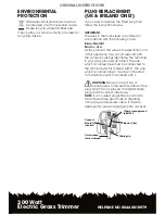 Preview for 11 page of Qualcast GGT3001 Operating Instructions Manual