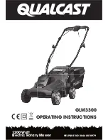 Qualcast GLM3300 Operating Instructions Manual preview