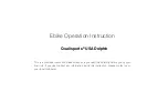 Qualisports Ebike Dolphin Operation Instruction Manual preview