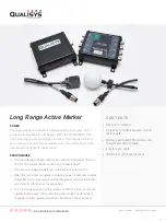 Preview for 1 page of QUALISYS MARKER 1 Quick Start Manual