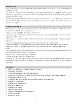 Preview for 2 page of Qualitel QT2511 Instruction Manual