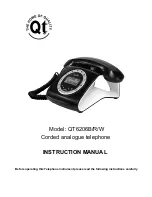 Preview for 1 page of Qualitel QT6206B Instruction Manual