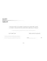 Preview for 24 page of qualiton A50i User Manual