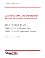 Предварительный просмотр 1 страницы Qualitrol DGA-LT1 Installation & User Manual