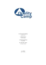 Preview for 1 page of Quality Camp 8518001 Instruction Manual