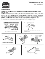 Quality Craft 85LSF-001 Owner'S Manual preview