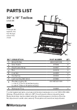 Preview for 5 page of Quality Craft Montezuma Triangle DX411B Owner'S Manual