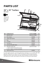 Preview for 6 page of Quality Craft Montezuma Triangle DX411B Owner'S Manual