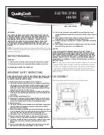 Preview for 1 page of Quality Craft SOQC935-MBK Instruction Manual