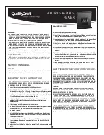 Предварительный просмотр 1 страницы QualityCraft MM995P-36ADW Instruction Manual