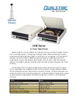 Предварительный просмотр 1 страницы Qualstar 9-Track Tape Drives 3400 Series Brochure & Specs