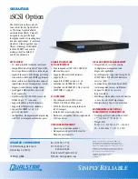 Qualstar iSCSI Brochure preview