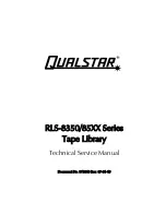 Предварительный просмотр 1 страницы Qualstar RLS-8350 Technical & Service Manual