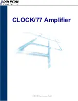 Quancom Clock77-Amplifier User Manual preview